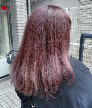 セミロング カラー sato shoheiのヘアスタイル