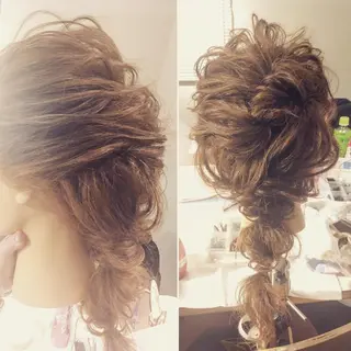 ミディアム セミロング ロング ヘアアレンジ ✨🌿大人可愛い愛さ れhair🌿✨松本のヘアスタイル