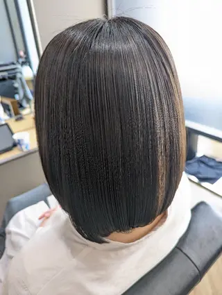 ショート ✨METEO導入店✨ 髪質改善×縮毛矯正のヘアスタイル