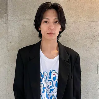 ミディアム メンズ 鈴木 隼人のヘアスタイル