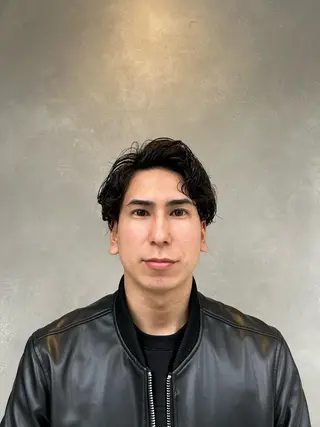 ショート パーマ メンズ メンズヘア/透明感 カラー/ayatoのヘアスタイル