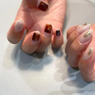 ネイル NINEnami ニュアンスネイルのネイルデザイン