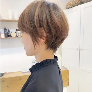 ショート 表参道/大人ショート カットモデル募集⭐︎のヘアスタイル