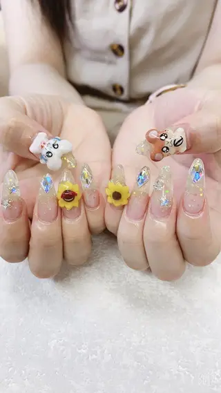 ロング JNA認定講師🌸 RIEのネイルデザイン