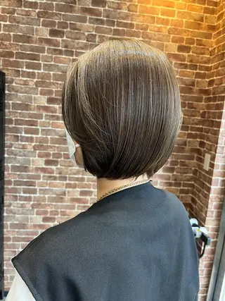 ショート カラー パーマ ヘアアレンジ メンズ キッズ ネイル マツエク・マツパ アイブロウ times salon名駅所属・久木原 ゆりのヘアスタイル