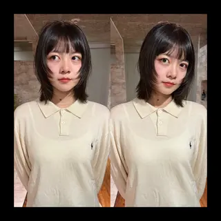 ミディアム カラー パーマ mai / linoah˚✧のヘアスタイル