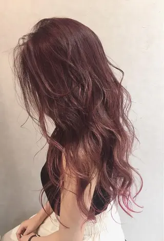 ロング カラー ヘアアレンジ nubes所属・🌟高田 聖菜🌟のヘアスタイル