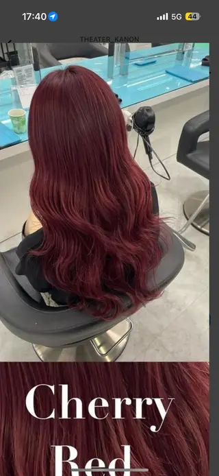 ロング カラー ダメージレスハイ トーン💖kanonのヘアスタイル