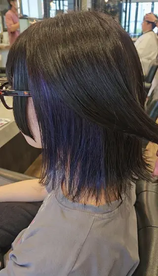 ミディアム カラー 関口 友菜のヘアスタイル