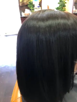 ミディアム パーマ 桧山 真のヘアスタイル