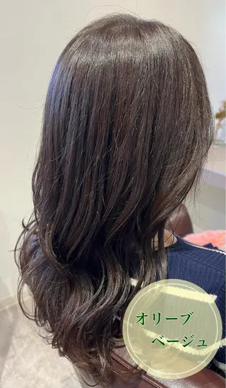 ロング 井上 美春のヘアスタイル