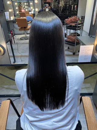 ロング 髪質改善ストレート Kantaのヘアスタイル