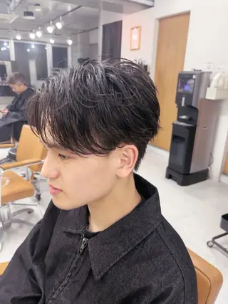 パーマ メンズ メンズ特化✨️ 韓国風パーマ🔥一八のヘアスタイル