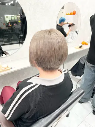 ショート 🦋ハイトーン🦋 石山 希理🦋のヘアスタイル