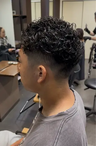 パーマ メンズ 年間2000名担当◎ パーマ職人/仲原佑樹のヘアスタイル