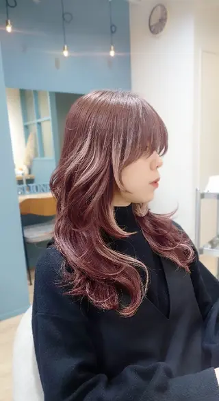 ロング カラー CESLIONS祐天寺所属・田中将平【 サロンマネージャー】のヘアスタイル