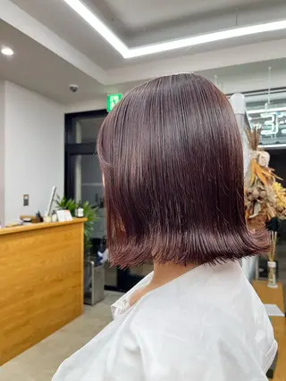 ミディアム カラー ヘアアレンジ LOBBY HIMERIのヘアスタイル