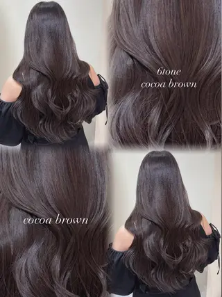 ロング カラー ヘアアレンジ 🤍layer🤍 リナのヘアスタイル