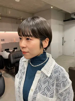 ショート カラー 表参道/赤み無し 透明感 colorのヘアスタイル