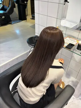 ロング カラー 髪質改善🩰透明感カ ラー🎀hinanoのヘアスタイル