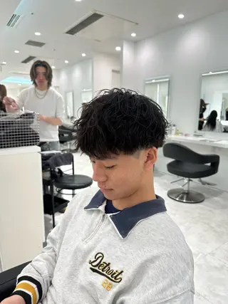 ショート パーマ メンズ 🐺韓国風メンズ特化 あさひ🐺のヘアスタイル