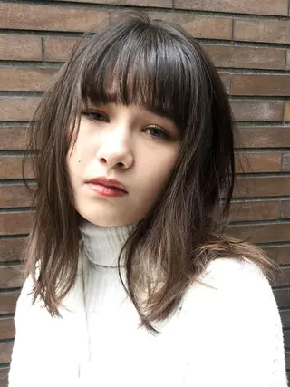 セミロング 🌼U24 ヘアデザインラボのヘアスタイル