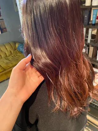 ミディアム カラー お任せヘア☘️☘️ 及川渚のヘアスタイル