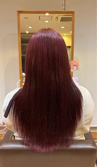 ロング カラー 山口 恋のヘアスタイル