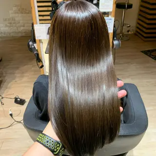ミディアム カラー 大久保 隆蔵のヘアスタイル