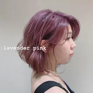 ショート カラー Blue 髪質改善 💎松藤 莉奈のヘアスタイル