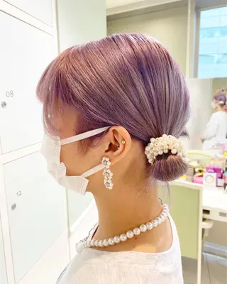 ショート カラー カマチョ タイスのヘアスタイル