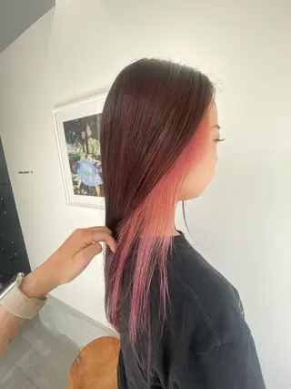 カラー inchelsea所属・宇野 鈴花のヘアスタイル