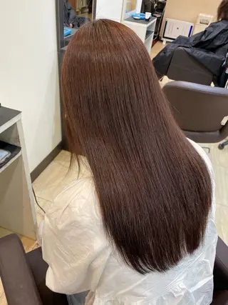 ロング 奥野碧🌈艶髪 /ダメージレスカラーのヘアスタイル