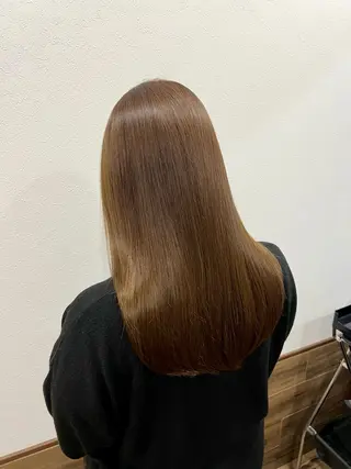 ロング 髪質改善透明感カラー ayukaのヘアスタイル