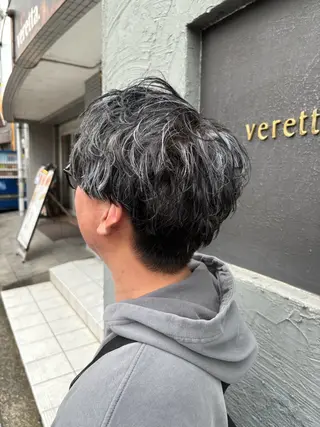 ショート カラー メンズ veretta .所属・✒️ハイトーン/ メンズ特化　Rikuのヘアスタイル