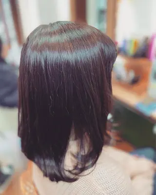 ミディアム 髪質改善/艶カラー 塩野成一のヘアスタイル