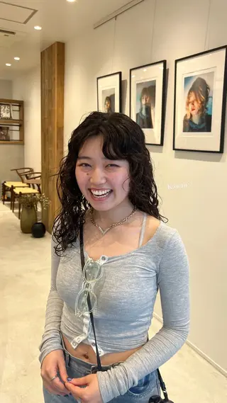 ロング パーマ/名古屋パーマ / コデラ ナナホのヘアスタイル