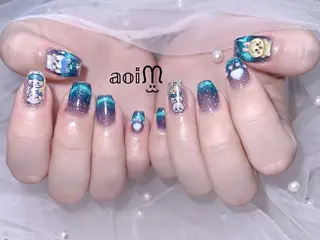 ネイル 葵うさぎ所属・葵うさぎ AIのネイルデザイン