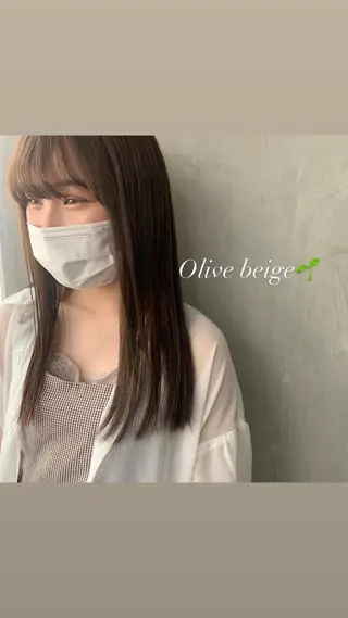 セミロング カラー AO所属・RISAKO 艶髪モテヘア🎀府中のヘアスタイル