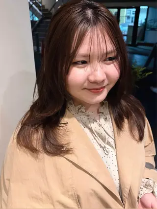 ロング 水原波津輝/ボブ /ニュアンスパーマのヘアスタイル