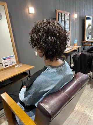 パーマ メンズ 郡山メンズ特化 KIZUNAのヘアスタイル