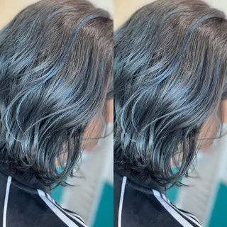 ミディアム カラー Snaly カラー特化ページのヘアスタイル