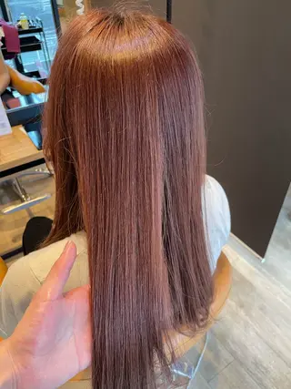 ロング カラー 髪質改善/ブリーチ 田代 龍我のヘアスタイル