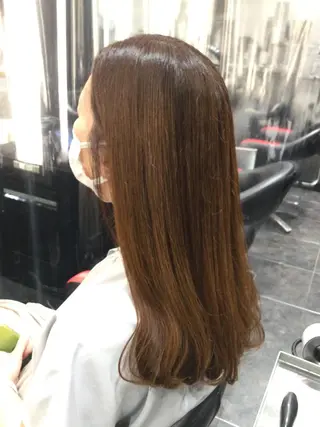 ロング カラー Annon プライベートサロンのヘアスタイル