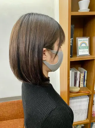 ミディアム カラー Paddle所属・似合わせレイヤー/ レイヤーパーマ/高倉のヘアスタイル