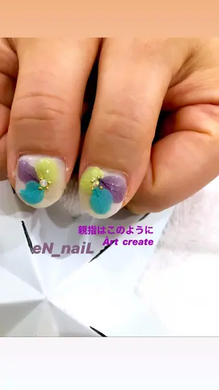 ネイル ＥＮＮＡＩＬ野中本店所属・EN_NAIL 野中本店Ayakaのネイルデザイン
