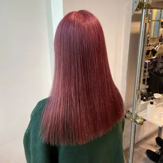 ロング トレンドモテカラー 🩷色落ちまで可愛くのヘアスタイル