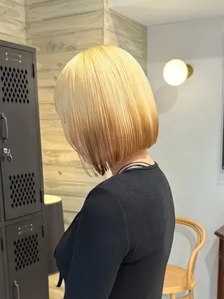 ミディアム カラー 色落ち綺麗透明感カラ /ボブ/ナカツヒカルのヘアスタイル