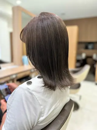 ミディアム カラー 店長/髪質改善 小早川周大のヘアスタイル