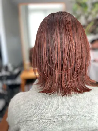 ミディアム 河内 元伸のヘアスタイル